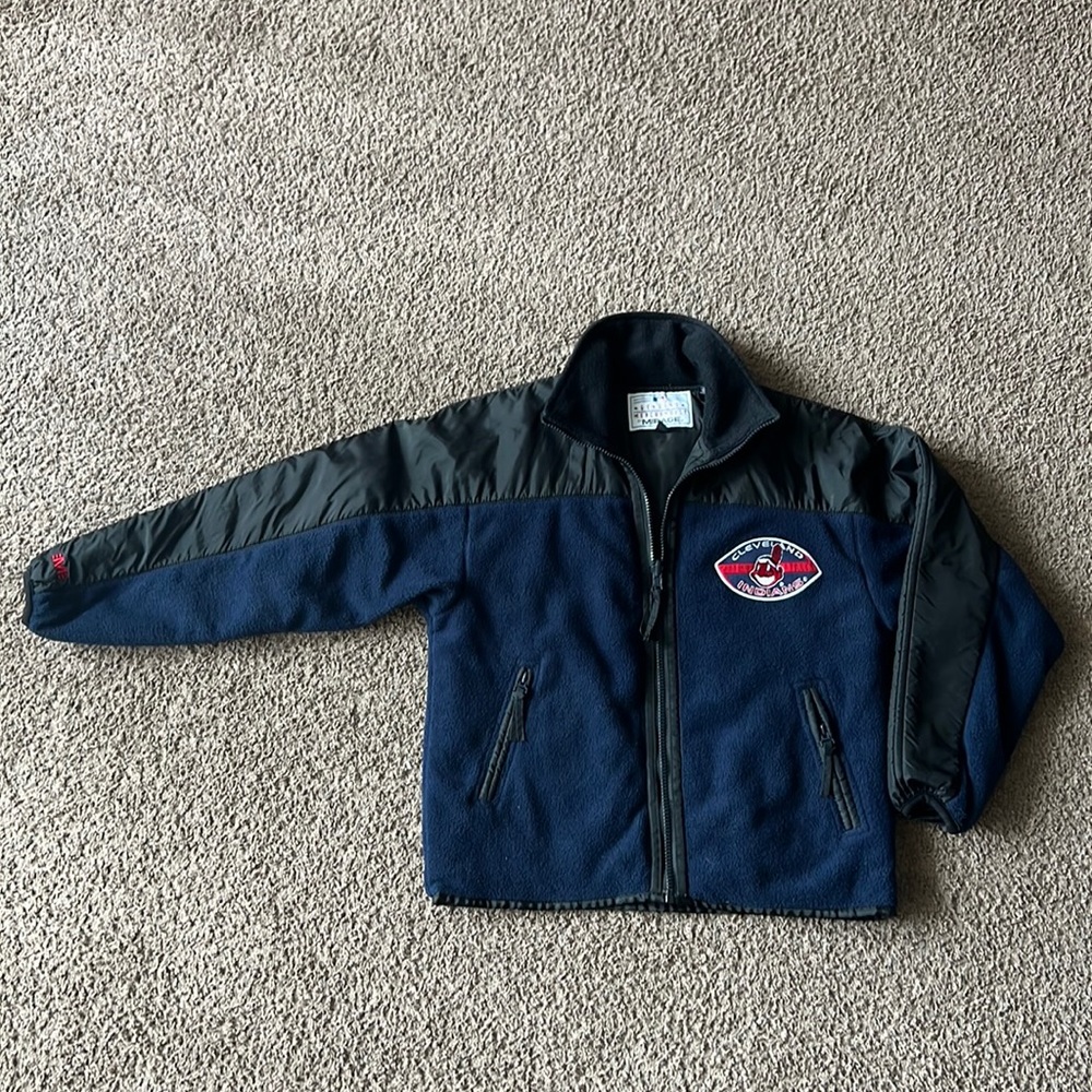 Vtg Cleveland Indians Youth Jacket